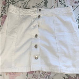 White skirt